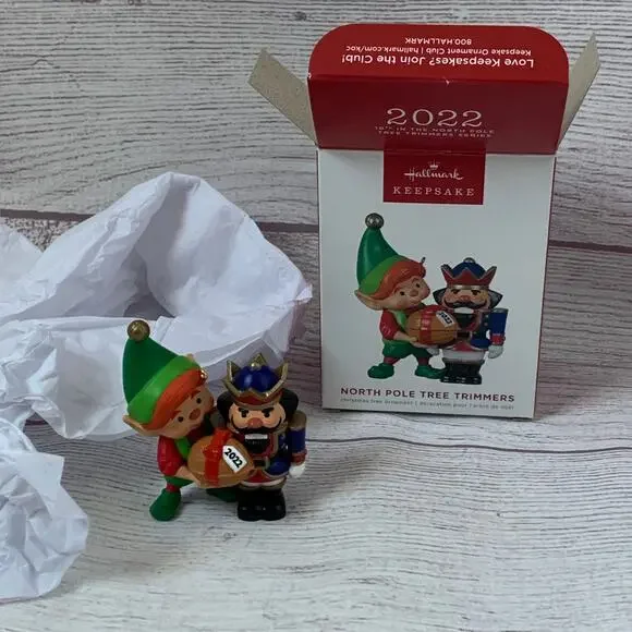 Hallmark Keepsake Christmas Ornament 2022 North Pole Tree Trimmers Nutcracker - Picture 5 of 16
